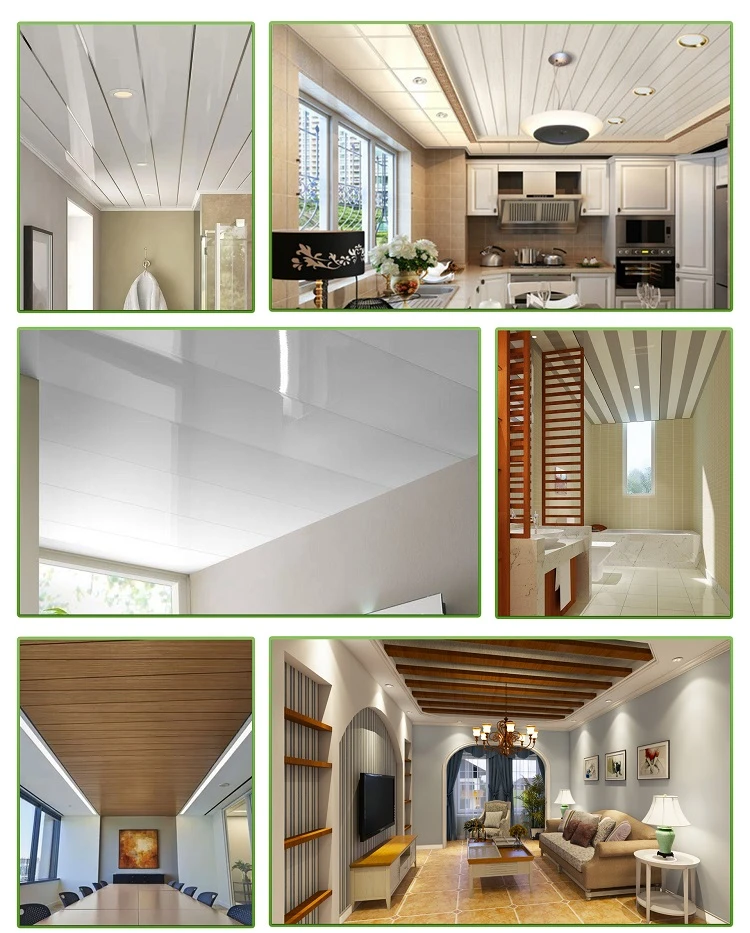 installation example of white PVC ceiling panel installation example of white PVC ceiling panel