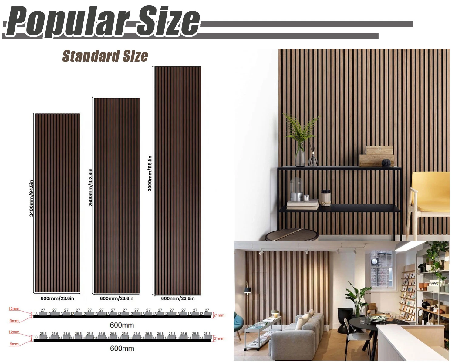 Acoustic wall Panels
